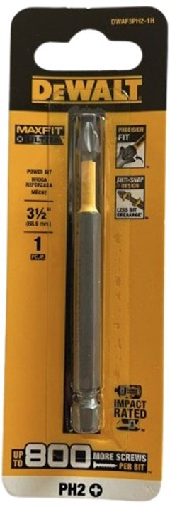 PONTEIRA PHILLIPS MAXFIT ULTRA PH2 3 1/2” 1PC - DEWALT
