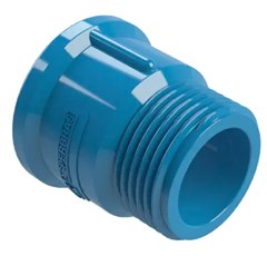 ADAPTADOR SOLDAVEL AGROPECUARIO IRRIGACAO AZUL 32MM X 1” - ASPERBRAS