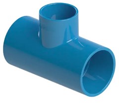 TE SOLDAVEL REDUCAO IRRIGACAO AZUL DN100X75MM - ASPERBRAS