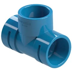 TE SOLDAVEL IRRIGACAO AZUL DN50X50,5MM - ASPERBRAS