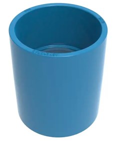 LUVA SOLDAVEL EMENDA IRRIGACAO AZUL 50X50,5MM CURTA- ASPERBRAS