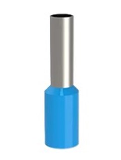 TERMINAL TUBULAR ILHOS ISOLADO 2 5MM AZUL - SOPRANO