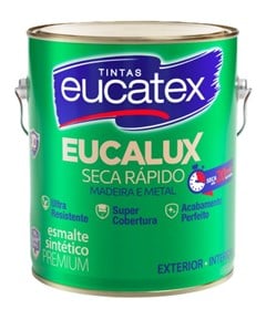 TINTA ESMALTE SINTETICO EUCALUX BRILHANTE 3 2L BASE A - EUCATEX