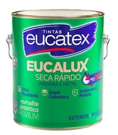 TINTA ESMALTE SINTETICO EUCALUX BRILHANTE 3 2L BASE B - EUCATEX
