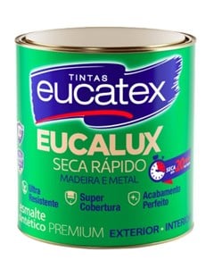 TINTA ESMALTE SINTETICO EUCALUX BRILHANTE 800ML BASE C - EUCATEX