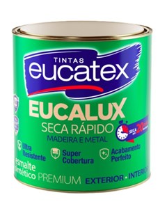 TINTA ESMALTE SINTETICO EUCALUX BRILHANTE 900ML BRANCO PURO - EUCATEX