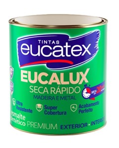 TINTA ESMALTE SINTETICO EUCALUX BRILHANTE 900ML VERMELHO - EUCATEX