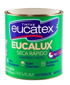 TINTA ESMALTE SINTETICO EUCALUX BRILHANTE 900ML GELO - EUCATEX