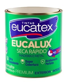 TINTA ESMALTE SINTETICO EUCALUX BRILHANTE 900ML VERMELHO SEGURANCA - EUCATEX