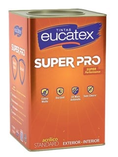 TINTA ACRILICA FOSCO SUPER PRO 16L BASE C - EUCATEX