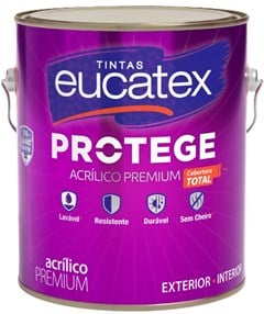 TINTA ACRILICA SEMI BRILHO PREMIUM PROTEGE 3 2L BASE A - EUCATEX