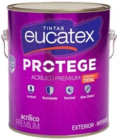 TINTA ACRILICA SEMI BRILHO PREMIUM PROTEGE 3 2L BASE B - EUCATEX