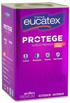 TINTA ACRILICA SEMI BRILHO PREMIUM PROTEGE 16L BASE B - EUCATEX