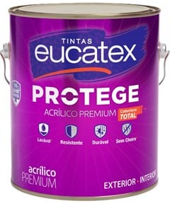 TINTA ACRILICA SEMI BRILHO PREMIUM PROTEGE 3 2L BASE C - EUCATEX