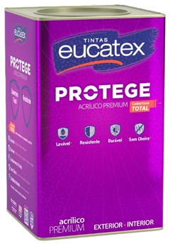 TINTA ACRILICA FOSCO PREMIUM PROTEGE 16L BASE A - EUCATEX