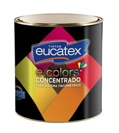 CORANTE CONCENTRADO E-COLORS 900ML PRETO (B) - EUCATEX