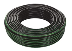 MANGUEIRA PRETA  2” X 4MM TARJA VERDE 25MT - PABOVI