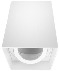 LUMINARIA SOBREPOR SPOT QUADRADO FENIX PAR20 E27 BRANCO BIVOLT - PIX ILUMINAÇÃO