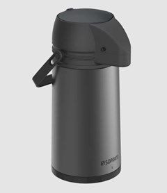 GARRAFA TERMICA PRES SINGLE 1L CINZA- SOPRANO