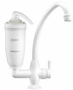 FILTRO C/TORNEIRA BICA MOVEL MESA BRANCO 1/4V ACQUABELLA - LORENZETTI
