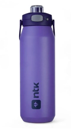 GARRAFA TERMICA COM TAMPA ISOMAX 1 LT AZUL/AZUL - NAUTIKA