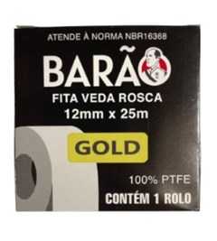 VEDA ROSCA 12MM X 25MT 0 30G/CM - GOLD