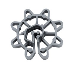 ESPACADOR CIRCULAR ABERTO ACO 4,2 A 12,50-30MM 50PC - MOLDIMPLAS