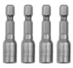 SOQUETE MAGNETICO 1/4 45MM 5 PCS- MTX