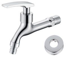 TORNEIRA METAL TANQUE PAREDE LONGA SLIM 1/2” 1/4 VOLTA CROMADA - PARCE