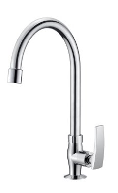 TORNEIRA METAL LAVATORIO MESA BICA ALTA SLIM 1/2” 1/4 VOLTA CROMADA - PARCE