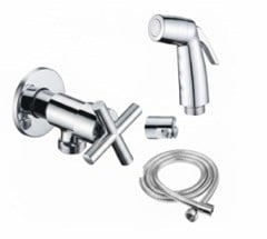 DUCHA HIGIENICA METAL C/REGISTRO CLOVER 1/2” 1/4 VOLTA CROMADA - PARCE