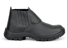 BOTINA SEGURANCA S/BICO PVC PLUS N38 PRETA CP080 - CRIVAL