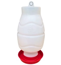 BEBEDOURO PLASTICO JEF 5L PRATO C/ROSCA - AVIPET