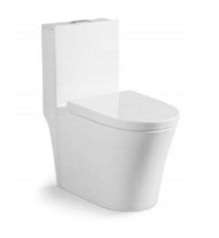 VASO BRANCO MONOBLOCO C/ASSENTO + ACESSORIOS BELLA - PARCE