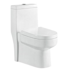 VASO BRANCO LISO MONOBLOCO C/ASSENTO + ACESSORIOS VICTORIA - PARCE