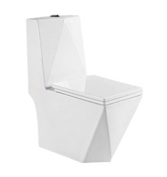 VASO BRANCO MONOBLOCO C/ASSENTO + ACESSORIOS BIANCA - PARCE