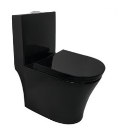 VASO PRETO MONOBLOCO C/ASSENTO + ACESSORIOS EBANO - PARCE