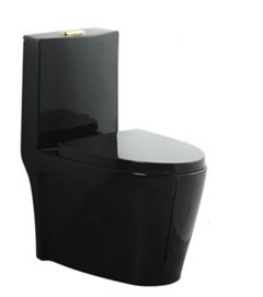 VASO PRETO MONOBLOCO C/ASSENTO + ACESSORIOS NOIR - PARCE