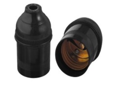 SOQUETE P/LAMPADA E 27 S/RABICHO PRETO - BARAO