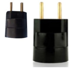 SOQUETE P/LAMPADA C/PINO MACHO E 27  PRETO - BARAO