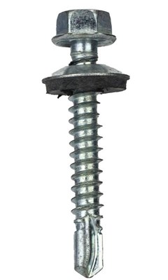 PARAFUSO SEXTAVADO AUTO BROCANTE  C/ARRUELA DE  VEDAÇÃO 5.5 X 3 1/2- BELENUS