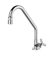TORNEIRA METAL COZINHA MESA 1/2” 1/4V AURA CROMADA - PARCE