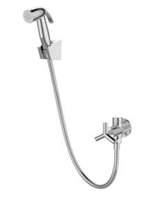 KIT DUCHA HIGIENICA  METAL C/REGISTRO 252A AURA CROMADA - PARCE