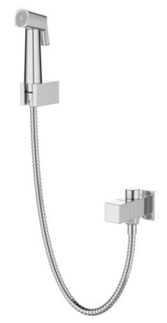KIT DUCHA HIGIENICA  METAL C/REGISTRO 157A QUADRI CROMADA - PARCE
