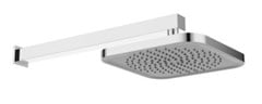 DUCHA METAL QUADRADA QUADRUM CROMADA - PARCE
