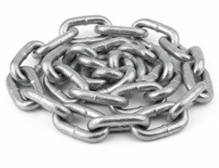 CORRENTE GALVANIZADA SOLDAVEL BALDE 7.0MM 25KG - BARAO