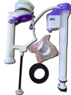 MECANISMO P/CAIXA ACOPLADA ACION SUP C/ENTRADA HIDRAULICA V3 - ASTRA