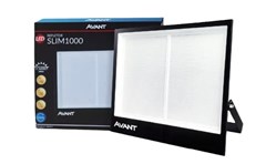 PROJETOR LED SLIM 1000W 6500K PRETO BIVOLT - AVANT LUX