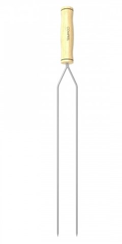 ESPETO DUPLO AÇO 65CM- COMPREL