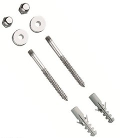 PARAFUSO P/ VASO SANITARIO B 08 CROMADO- PARCE